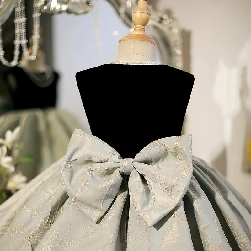 Flower Girl First Birthday Children's Puffy Skirt Short Piano Dress Black Host Performance Dress Princess Dress
Flower Girl First Birthday Children's Puffy Skirt Short Piano Dress Black Host Performance Dress Princess Dress