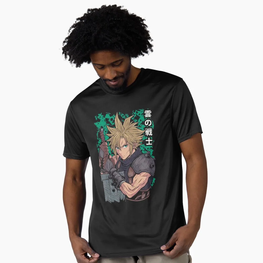 Cloud Strife Final Fantasy Gift t shirt for RPG gamer 100% cotton printed tee Men's Short Sleeve Graphic Clothes All size tops
Cloud Strife Final Fantasy Gift t shirt for RPG gamer 100% cotton printed tee Men's Short Sleeve Graphic Clothes All size tops