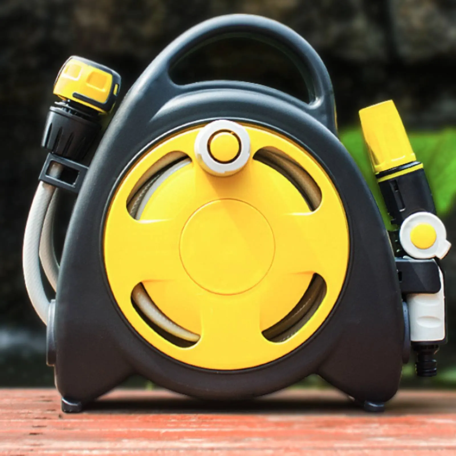 Garden Hose Reel Compact Portable Hose Reel Lightweight Space Saving for Car Wash
Garden Hose Reel Compact Portable Hose Reel Lightweight Space Saving for Car Wash