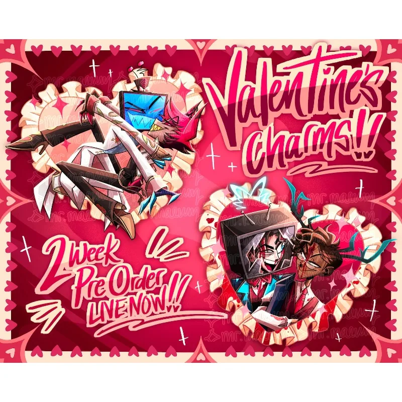 Брелок-подвеска Hazbin Hotel Valentine 2026: Оригинальный акриловый, ручной работы, милый мультяшный аниме-брелок, креативный маленький подарок
Брелок-подвеска Hazbin Hotel Valentine 2026: Оригинальный акриловый, ручной работы, милый мультяшный аниме-брелок, креативный маленький подарок