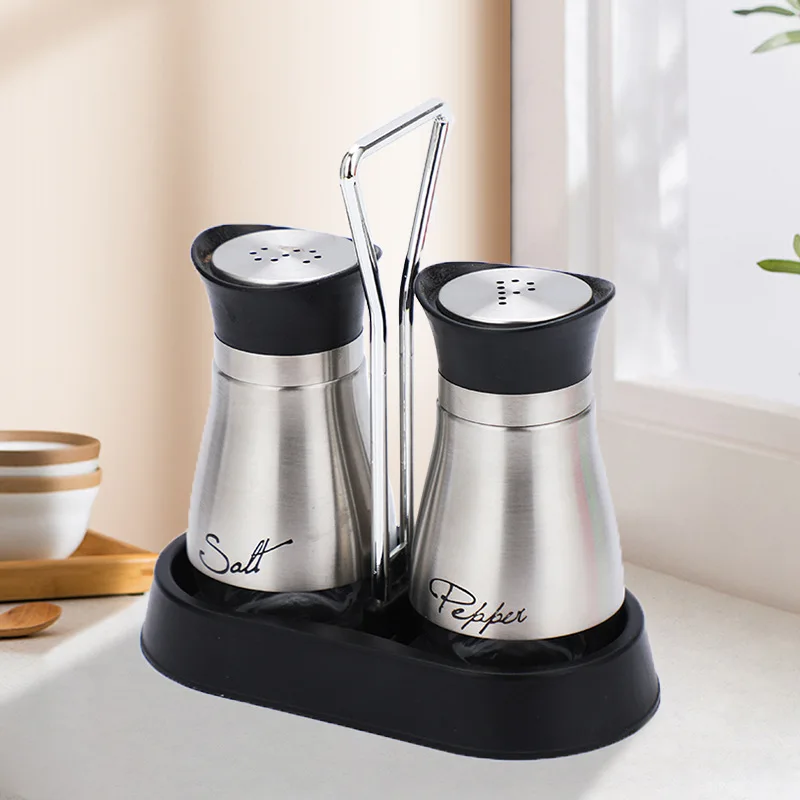 Kitchen Glass Spice Bottle Adjustable Refillable Salt and Pepper Shakers 2pcs Set with Shelf Spice Dispenser With Pour Holes
Kitchen Glass Spice Bottle Adjustable Refillable Salt and Pepper Shakers 2pcs Set with Shelf Spice Dispenser With Pour Holes