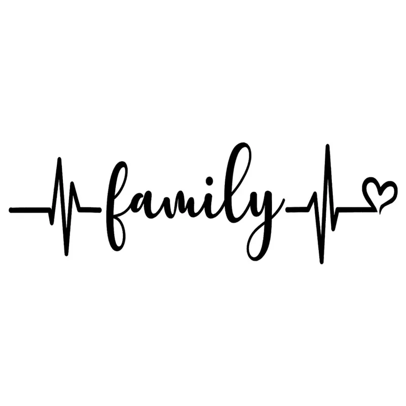 Family sticker Heartbeat Car Bumper Window Stickers Waterproof Decoration For Car Fashion Decals 20X6CM PVC KK
Family sticker Heartbeat Car Bumper Window Stickers Waterproof Decoration For Car Fashion Decals 20X6CM PVC KK