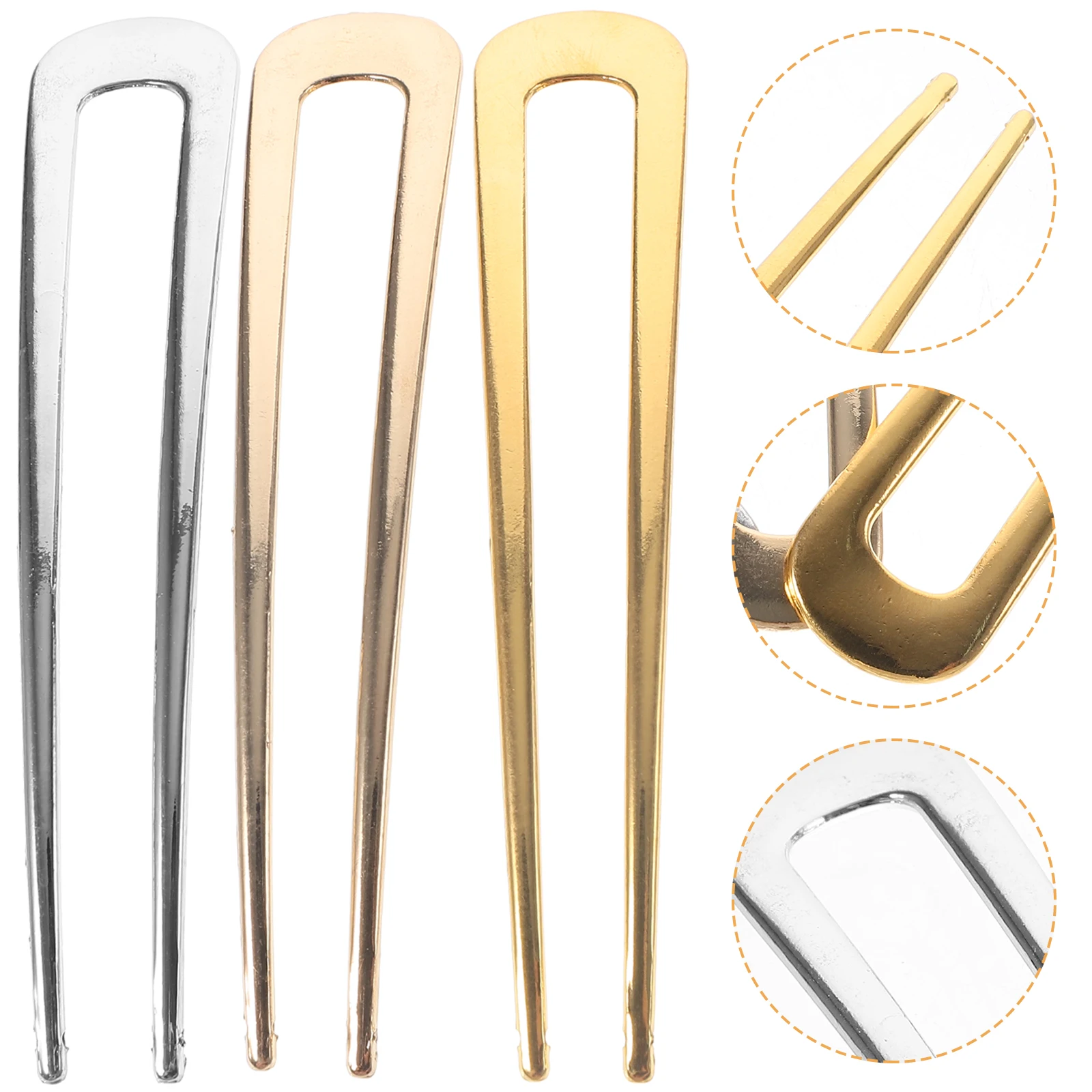 3pcs Hair Sticks U Shaped Metal Hairpins Durable Material Versatile Hairstyles Women Buns Long Hair French Accessories Modeling
3pcs Hair Sticks U Shaped Metal Hairpins Durable Material Versatile Hairstyles Women Buns Long Hair French Accessories Modeling