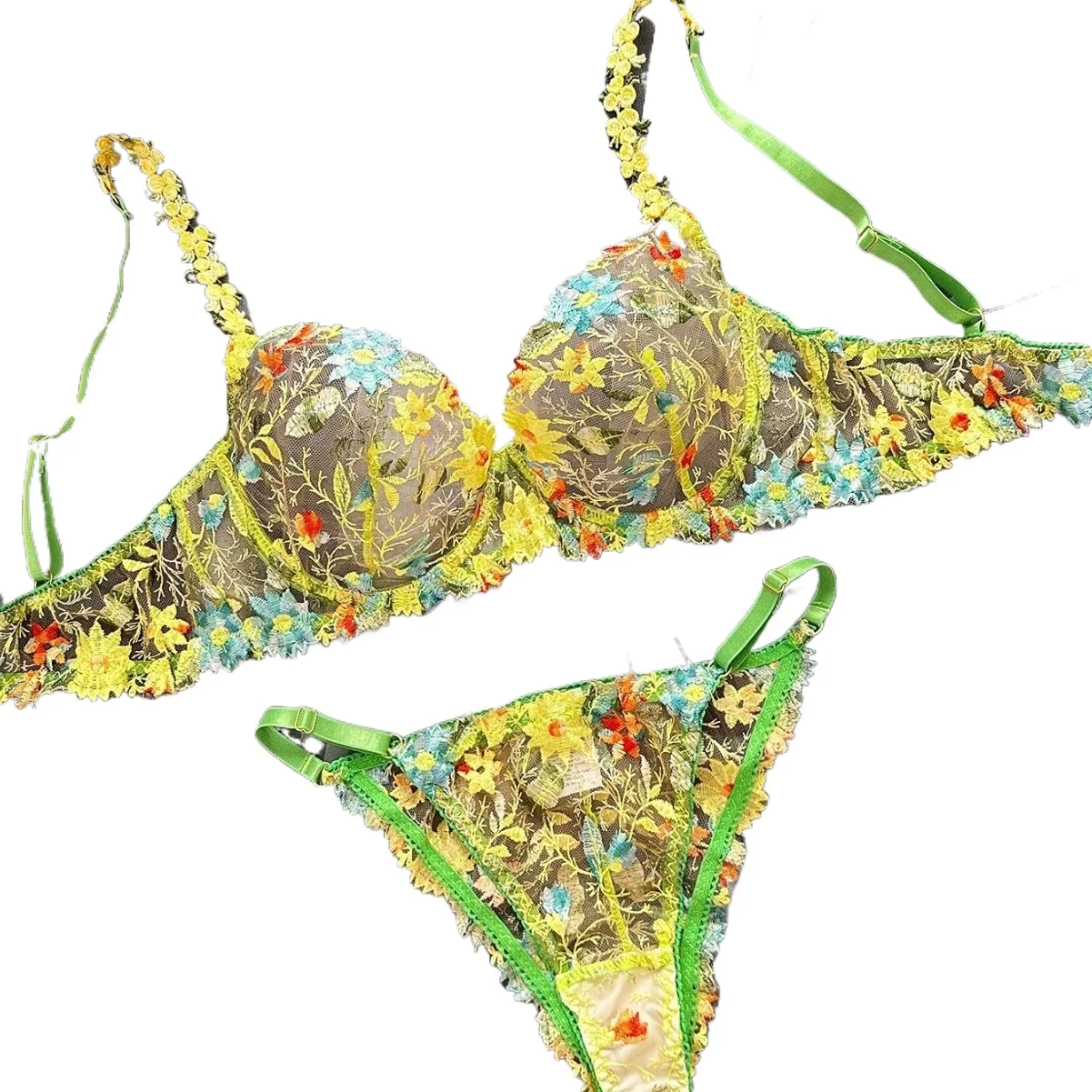 Western Sexy Floral Embroidery Slim Fit See Through Bra Womens Erotic Seductive Underwear Clothing Womens Sexy Lingerie Set
Western Sexy Floral Embroidery Slim Fit See Through Bra Womens Erotic Seductive Underwear Clothing Womens Sexy Lingerie Set