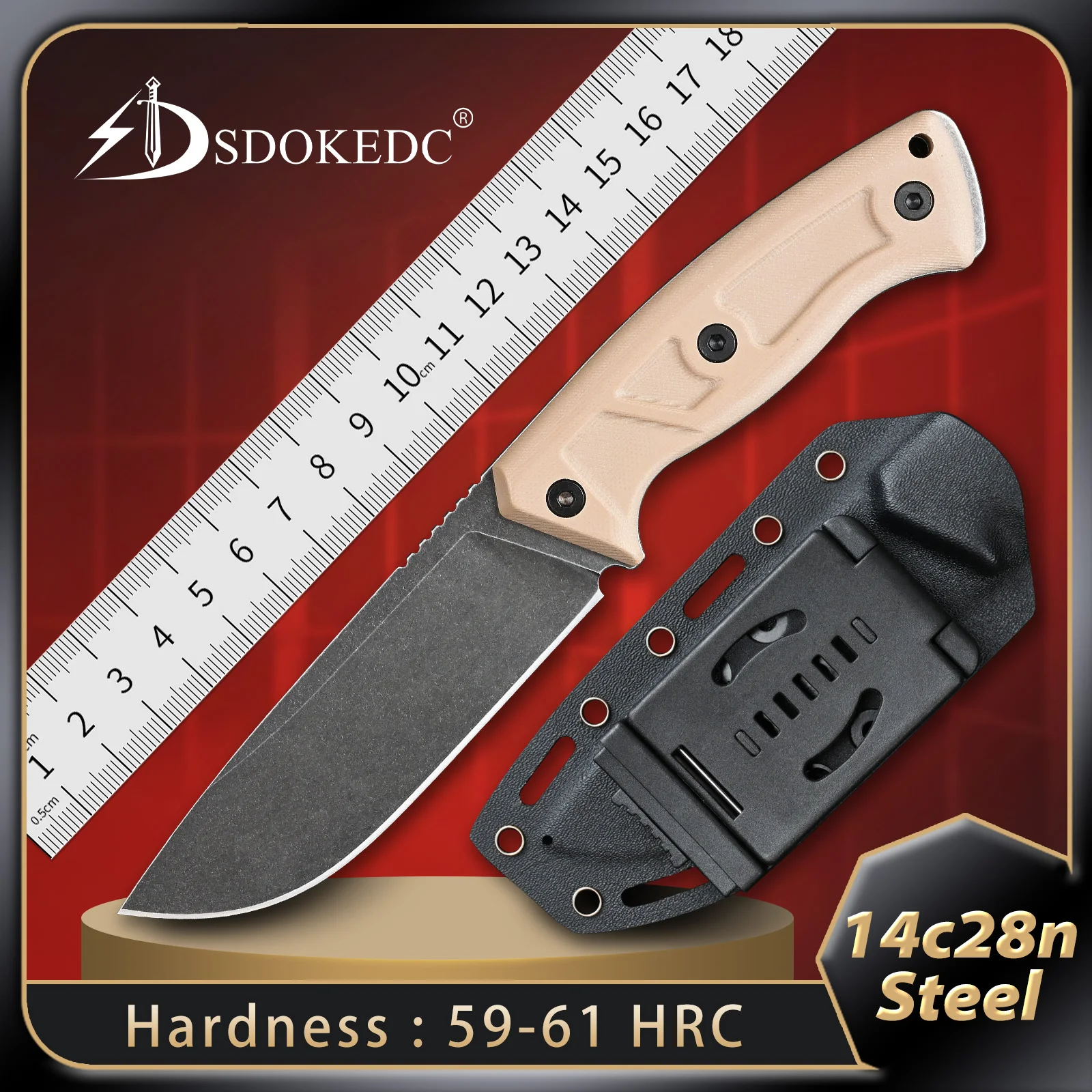 SDOKEDC Survival Edc Hand Tools Tactical Knives Hiking Fixed Blade Knife Multitool Utility Camping Outdoor Mens Gift
SDOKEDC Survival Edc Hand Tools Tactical Knives Hiking Fixed Blade Knife Multitool Utility Camping Outdoor Mens Gift