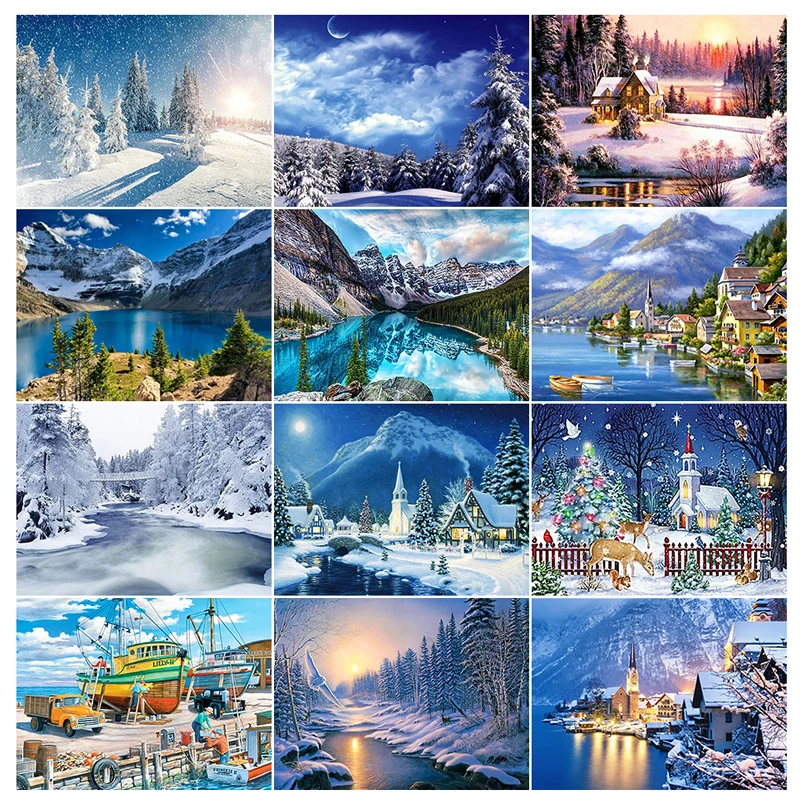 5D Diamond Painting Landscape Diamond Embroidery DIY Full Rhinestone Mosaic Christmas Cross Stitch Kit Art Home Decor Gift
5D Diamond Painting Landscape Diamond Embroidery DIY Full Rhinestone Mosaic Christmas Cross Stitch Kit Art Home Decor Gift