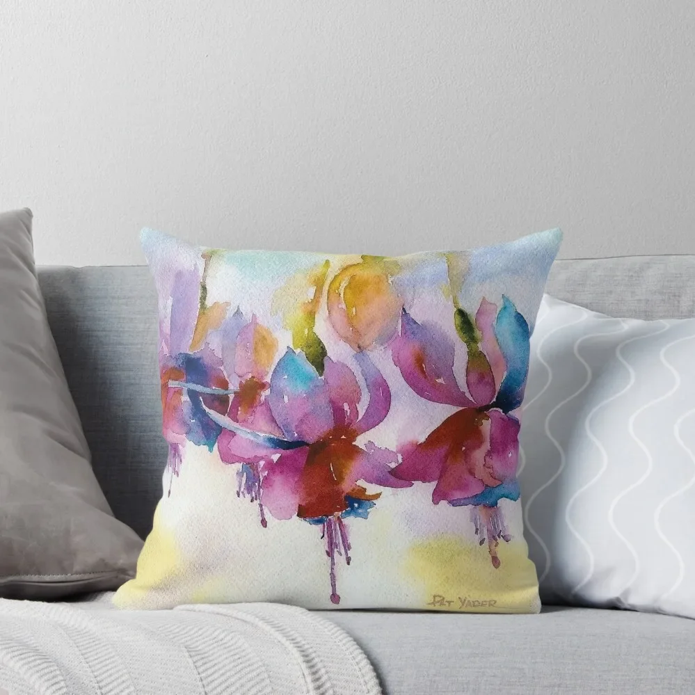 Dancing Fuchsias Watercolor Throw Pillow Sofa Decorative Covers Cushions For Children Christmas Pillowcase pillow
Dancing Fuchsias Watercolor Throw Pillow Sofa Decorative Covers Cushions For Children Christmas Pillowcase pillow