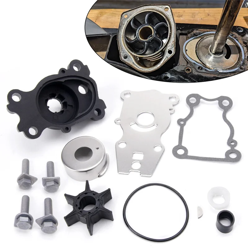 Marine Water Pump Replacement Impeller Repair Kit 66T-W0078-01-00 For Yamaha 25 30 40HP 2 Stroke 2000-2014 66TW00780100
Marine Water Pump Replacement Impeller Repair Kit 66T-W0078-01-00 For Yamaha 25 30 40HP 2 Stroke 2000-2014 66TW00780100