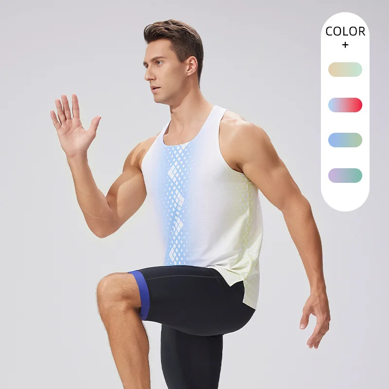 Men's Running Vest Quick Dry Breathable Lightweight Marathon Training Tank Top Color Block Print Summer Sports Athletic Shirt
Men's Running Vest Quick Dry Breathable Lightweight Marathon Training Tank Top Color Block Print Summer Sports Athletic Shirt