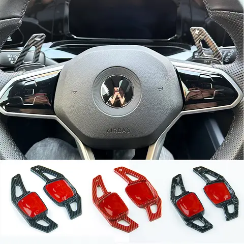 For Volkswagen steering wheel paddle shift VW Golf 8 GTI MK8 CC Polo Touran Touareg Phldeon Sharan Phaeton Tayron accessories
