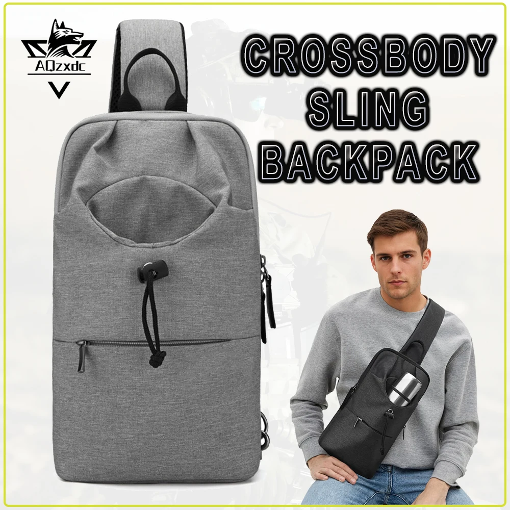 Crossbody Sling Backpack Waterproof Multipurpose Large capacity Cross Body Chest Bag with Kettle Pouch for Outdoor Travel Hiking
Crossbody Sling Backpack Waterproof Multipurpose Large capacity Cross Body Chest Bag with Kettle Pouch for Outdoor Travel Hiking