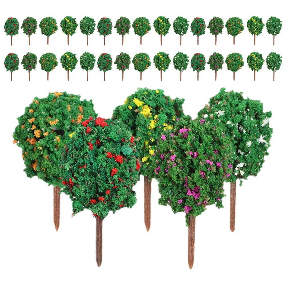 100Pcs Realistic Miniature Trees Plastic Landscape Plants for DIY Sand Table Train Scenery Architectural Layouts Mini Scene
100Pcs Realistic Miniature Trees Plastic Landscape Plants for DIY Sand Table Train Scenery Architectural Layouts Mini Scene