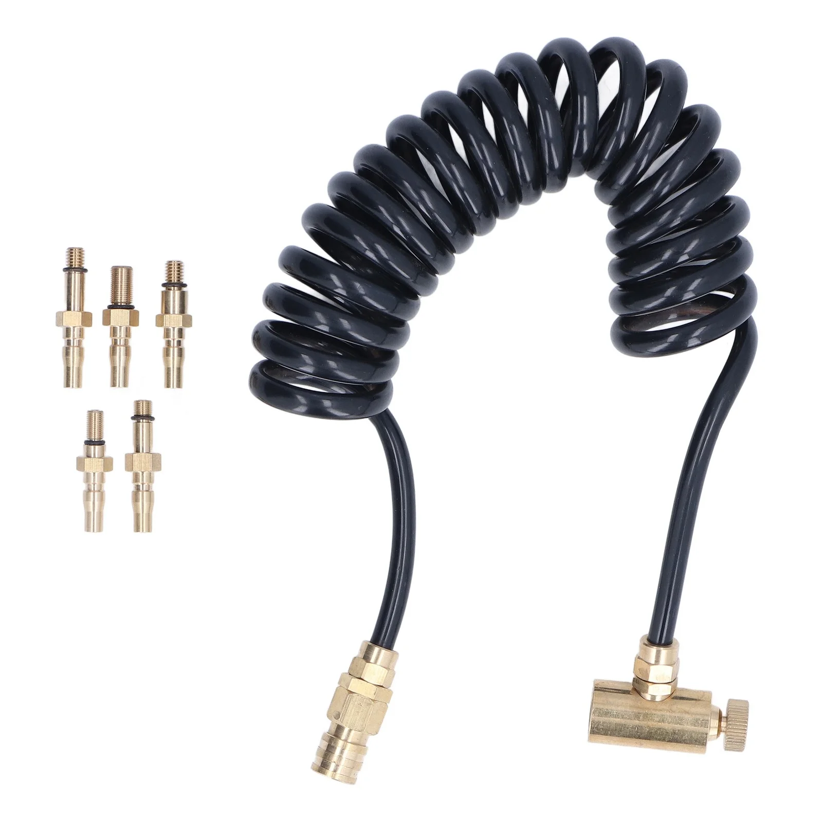 Shooting Tool Adapter Set Coil Hose Extension Brass Adapters for Green Gas Bottle Canister 1500psi
Shooting Tool Adapter Set Coil Hose Extension Brass Adapters for Green Gas Bottle Canister 1500psi