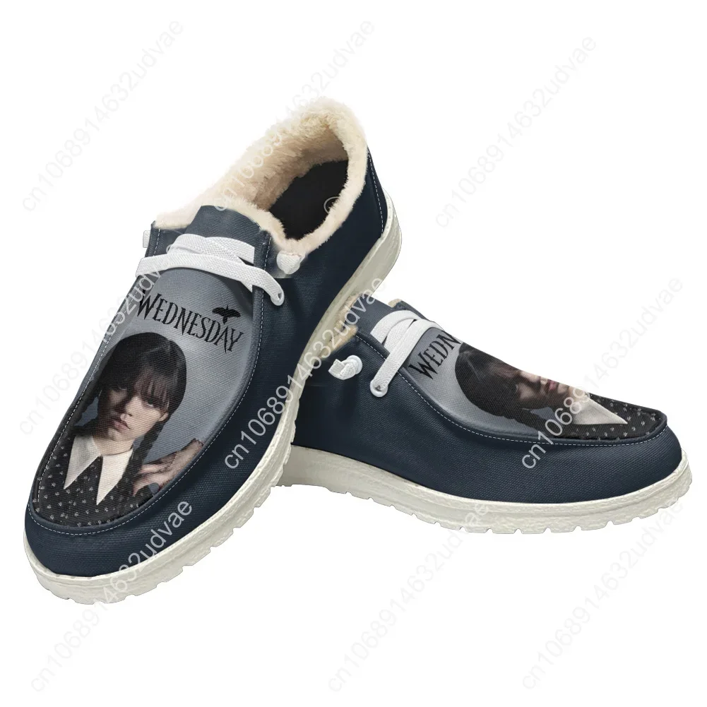 Wednesday Casual Shoes Plush Flat Shoe Men Woman Breathable Casual Indoor Outdoor Lightweight Footwear Customized Shoe
Wednesday Casual Shoes Plush Flat Shoe Men Woman Breathable Casual Indoor Outdoor Lightweight Footwear Customized Shoe