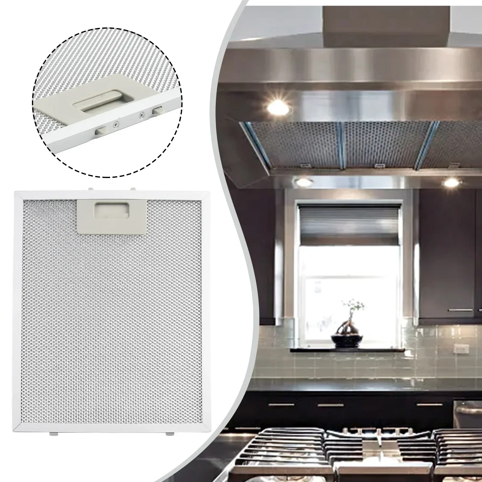 Cooker Hood Grease Filter Silver Stainless Steel Vent Ventilators 1pcs 290x240mm Cooking Instrument Replacement
Cooker Hood Grease Filter Silver Stainless Steel Vent Ventilators 1pcs 290x240mm Cooking Instrument Replacement