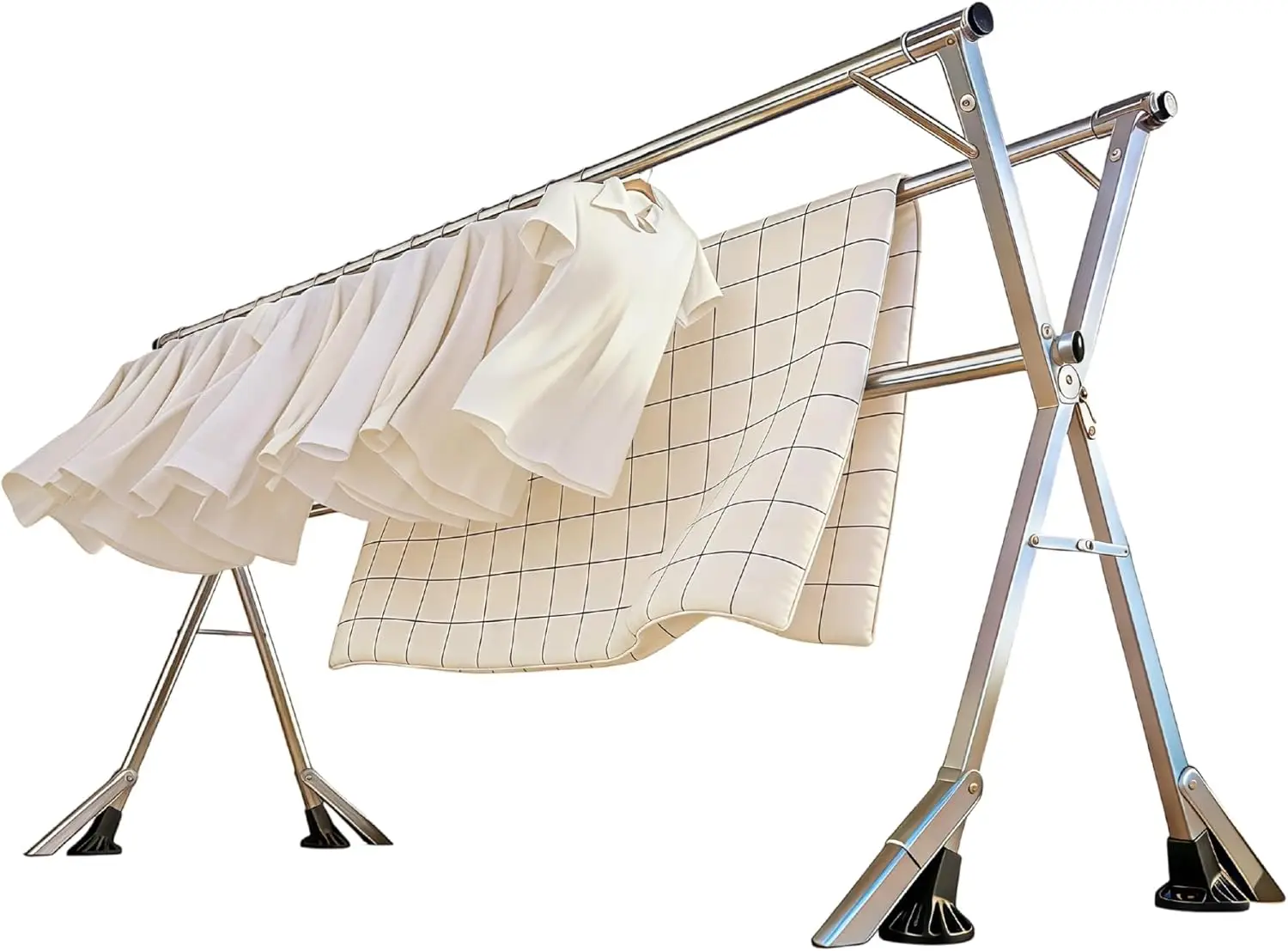 Clothes Drying Rack 95 Inches Folding Indoor Outdoor, Drying Rack Clothing Collapsible Windproof, Foldable Laundry Drying
Clothes Drying Rack 95 Inches Folding Indoor Outdoor, Drying Rack Clothing Collapsible Windproof, Foldable Laundry Drying