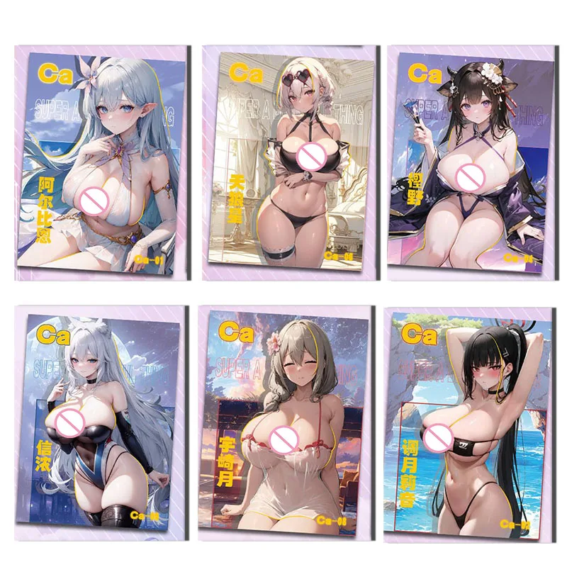 Anime Goddess Story The wind and the moon are boundless CA card Shinano Sexy beauty Game Collection boy Birthday Christmas gifts
Anime Goddess Story The wind and the moon are boundless CA card Shinano Sexy beauty Game Collection boy Birthday Christmas gifts