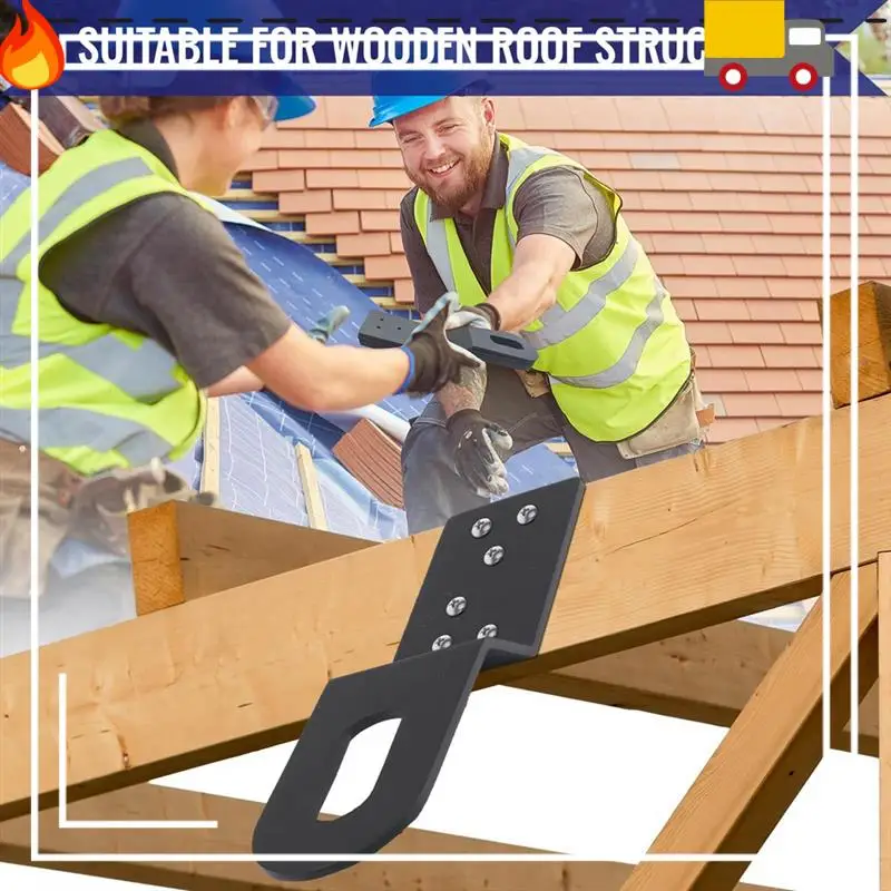6 Pack Heavy Duty Roof Anchor Buckle Portable Roof Anchor Hook Metal Roof Anchor For Wood Frame Building
6 Pack Heavy Duty Roof Anchor Buckle Portable Roof Anchor Hook Metal Roof Anchor For Wood Frame Building