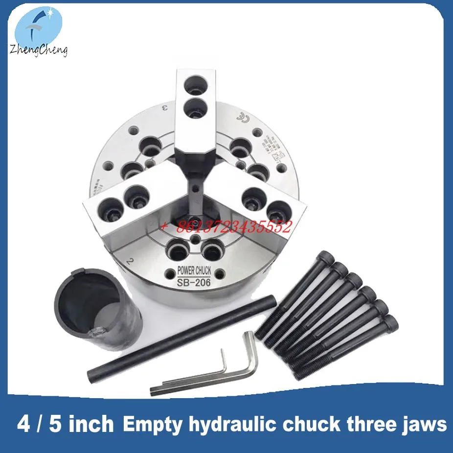 CNC Lathe Hydraulic Chuck SB-204 SB-205 4/5 inch Oil Pressure Chuck Three-jaw Chuck Hollow Hydraulic Chuck
CNC Lathe Hydraulic Chuck SB-204 SB-205 4/5 inch Oil Pressure Chuck Three-jaw Chuck Hollow Hydraulic Chuck
