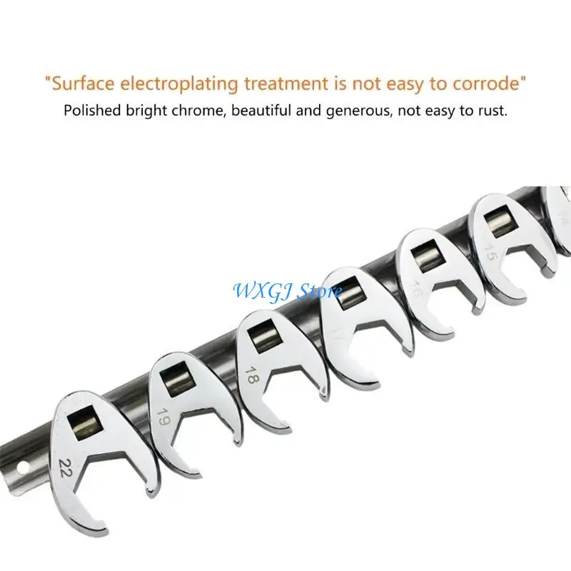 37JE 10Pcs 3/8Inch Drive Wrench 10-22mm Crowfoot Wrench Repair Tool with Clip On Organizers for Tight Space Ratchet Wrench
37JE 10Pcs 3/8Inch Drive Wrench 10-22mm Crowfoot Wrench Repair Tool with Clip On Organizers for Tight Space Ratchet Wrench