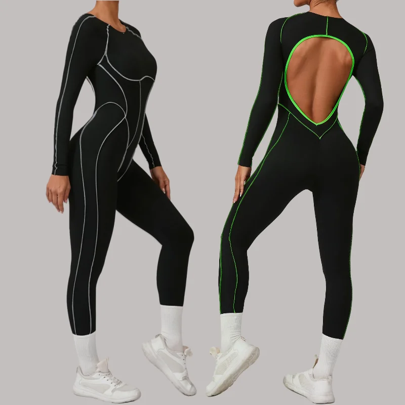 Seamless Yoga Jumpsuit Sports Fitness Peach Hip Tights Backless High-intensity One-piece Workout Clothing Gym Bodysuit for Women
Seamless Yoga Jumpsuit Sports Fitness Peach Hip Tights Backless High-intensity One-piece Workout Clothing Gym Bodysuit for Women