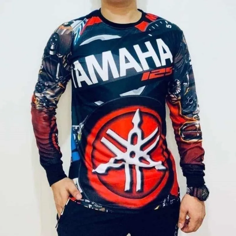 Summer Hot Selling Yamaha Fashion Red Print Round Neck Long Sleeved T-shirt, Men Women Trendy Casual Motorcycle Riding Clothes
Summer Hot Selling Yamaha Fashion Red Print Round Neck Long Sleeved T-shirt, Men Women Trendy Casual Motorcycle Riding Clothes