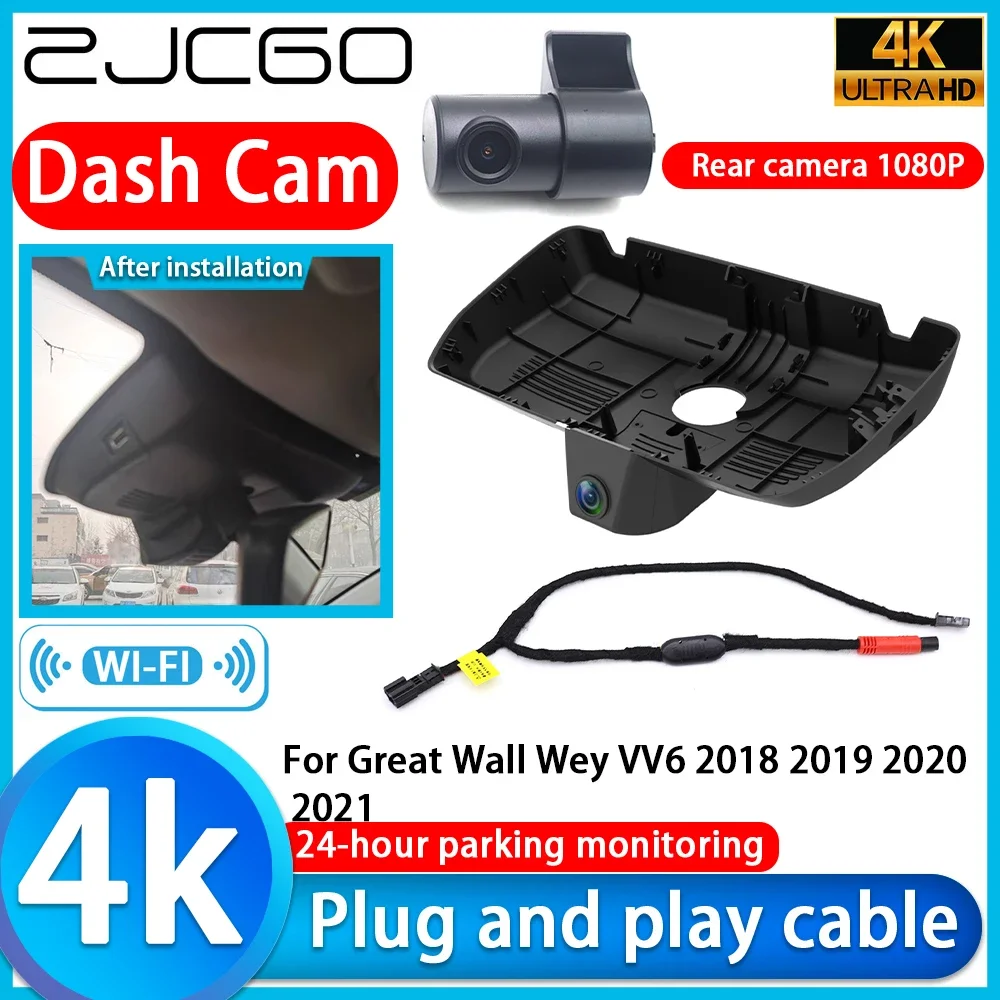 ZJCGO Video Recorder 4K UHD Plug and Play Car DVR Dash Cam for Great Wall Wey VV6 2018 2019 2020 2021
ZJCGO Video Recorder 4K UHD Plug and Play Car DVR Dash Cam for Great Wall Wey VV6 2018 2019 2020 2021