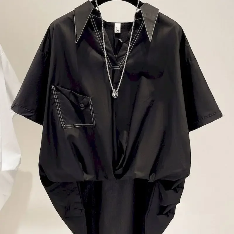 Fashion Oversized T Shirts Women Design Sense Niche Short Sleeve BlouseKor ean Style Thin Loose T-shirt Trend Womens TopsYY51
Fashion Oversized T Shirts Women Design Sense Niche Short Sleeve BlouseKor ean Style Thin Loose T-shirt Trend Womens TopsYY51