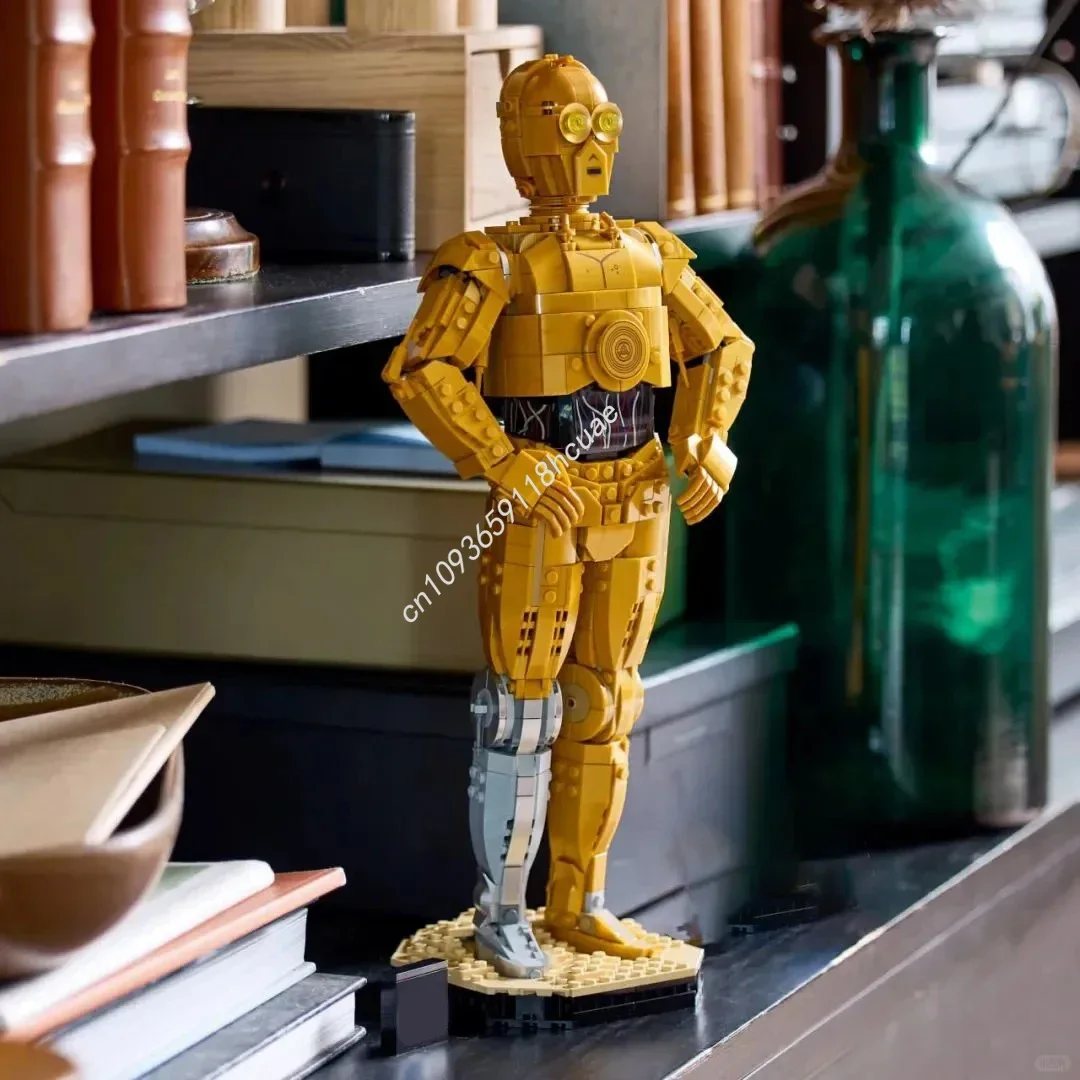 New Moc 1140pcs Star Battle C-3PO Droid Figure Action Model Building Blocks Bricks Diy Assembly Education Toys for Kids Gifts
New Moc 1140pcs Star Battle C-3PO Droid Figure Action Model Building Blocks Bricks Diy Assembly Education Toys for Kids Gifts