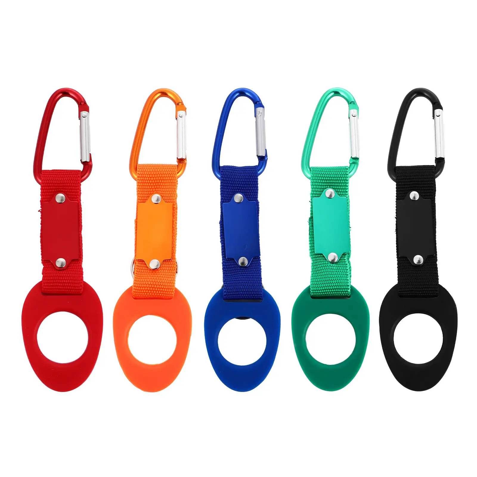 5pcs Water Bottle Buckle Lightweight Aluminum Hook Elastic Silicone Ring Large Neck Bottles Plastic Glass Outdoor Backpack
5pcs Water Bottle Buckle Lightweight Aluminum Hook Elastic Silicone Ring Large Neck Bottles Plastic Glass Outdoor Backpack