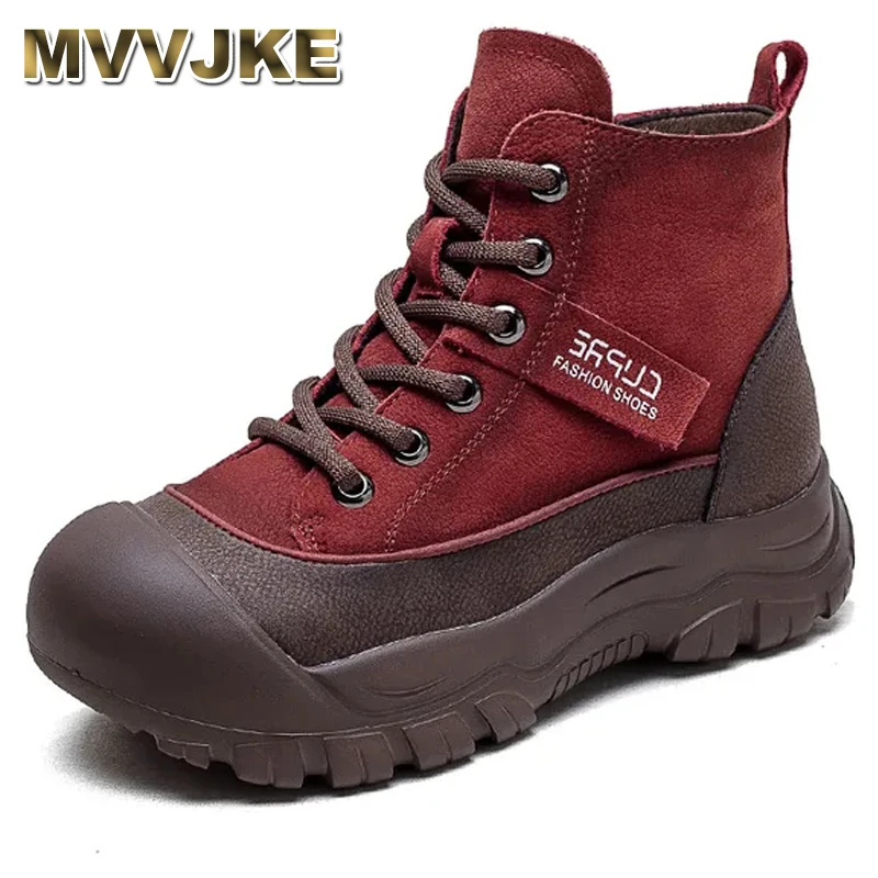 Genuine Leather Autumn Casual High Top Women's Short Boots Retro Fashion Top Layer Cowhide Comfortable Women's Shoes
Genuine Leather Autumn Casual High Top Women's Short Boots Retro Fashion Top Layer Cowhide Comfortable Women's Shoes