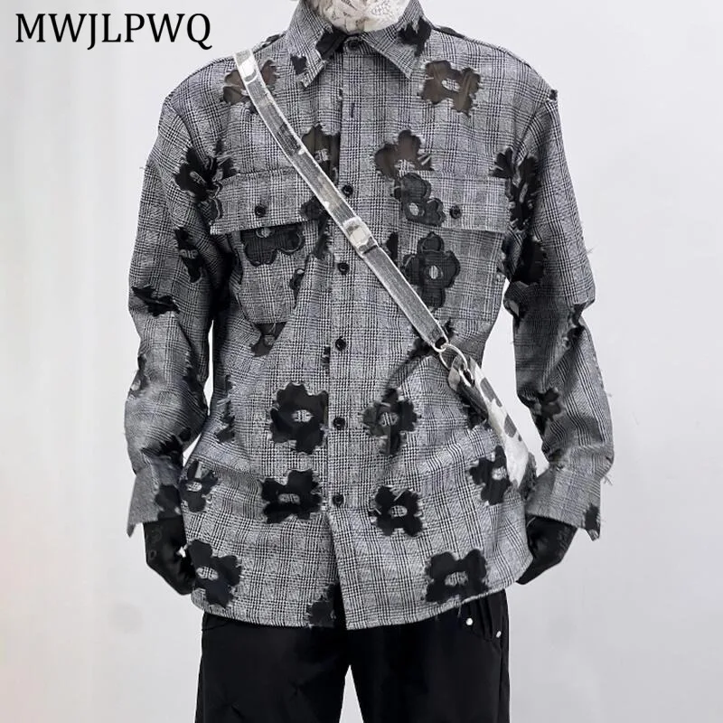 MWJLPWQ 2025 Autumn New Plaid Niched Design Shirt Male Lapel Single Breasted Spliced Loose Casual Long Sleeve Women Tops 11439
MWJLPWQ 2025 Autumn New Plaid Niched Design Shirt Male Lapel Single Breasted Spliced Loose Casual Long Sleeve Women Tops 11439
