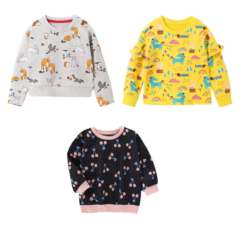 Jumping Meters Children's Sweatshirts For Autumn Spring Girls School Clothes Unicorn Print Fashion Sport Kids Hoodies Shirts
Jumping Meters Children's Sweatshirts For Autumn Spring Girls School Clothes Unicorn Print Fashion Sport Kids Hoodies Shirts