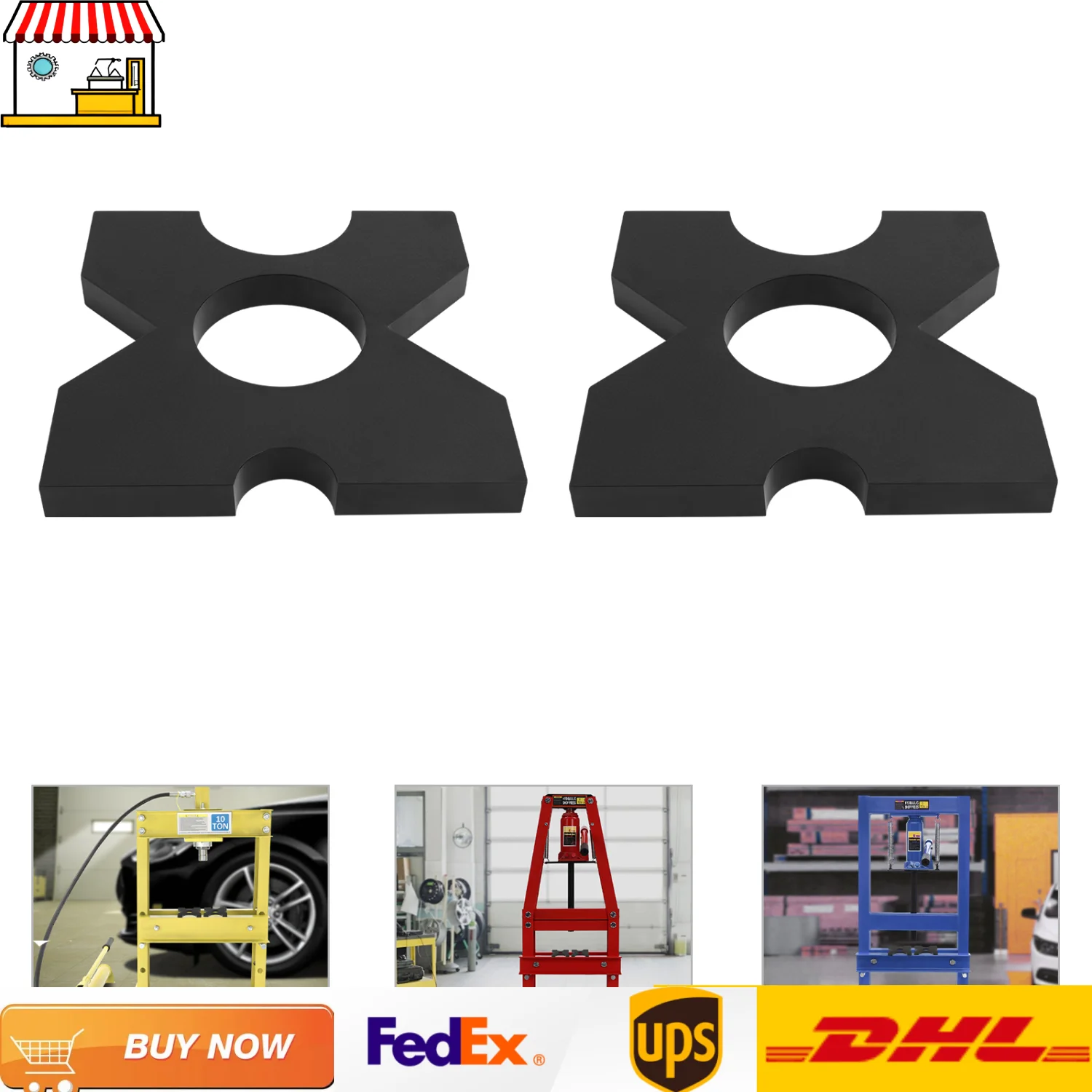 2pcs Press Plate for 20t/32t Press Tonnage| 5"/7.09"/9.75" H-shape Iron Press Plate Set for Hydraulic Press
2pcs Press Plate for 20t/32t Press Tonnage| 5"/7.09"/9.75" H-shape Iron Press Plate Set for Hydraulic Press