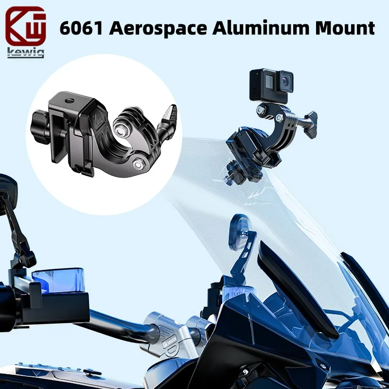Kewig Motorcycle Windshield Camera Mount 6061 Aluminum Anti-Rust Anti-slip 180° Rotation for GoPro DJI Insta360 Action Camera
Kewig Motorcycle Windshield Camera Mount 6061 Aluminum Anti-Rust Anti-slip 180° Rotation for GoPro DJI Insta360 Action Camera