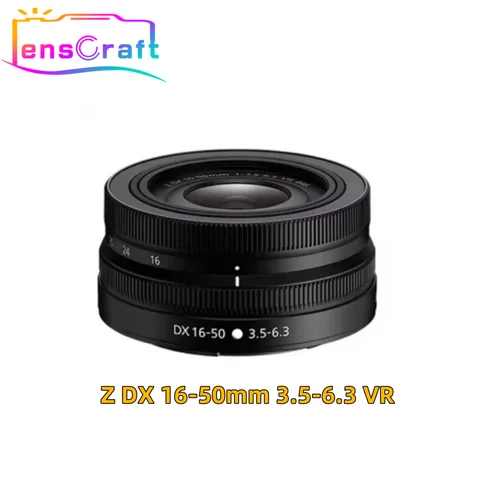 Nova lente de zoom original dx 16-50mm 3.5-6.3 para nikon z30 z50 zfc câmera z dx 16 50 F3.5-6.3 vr lente grande angular com estabilização