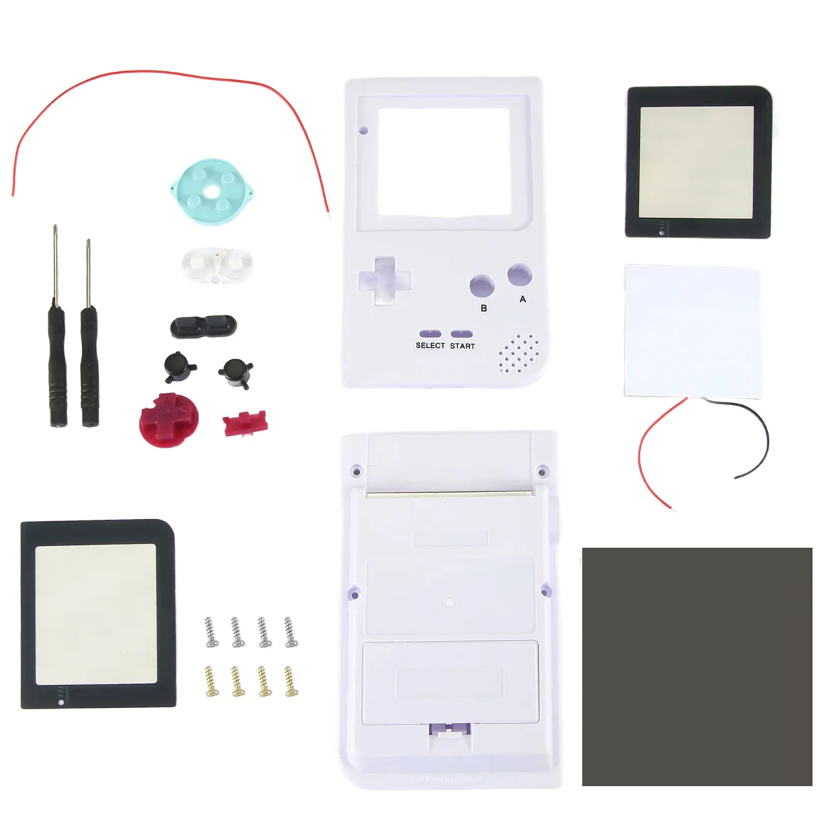 ABRI_DIY Замена корпуса для карманной игровой консоли Gameboy для GBP, чехол с комплектом кнопок, классный объектив, белый цвет
ABRI_DIY Замена корпуса для карманной игровой консоли Gameboy для GBP, чехол с комплектом кнопок, классный объектив, белый цвет