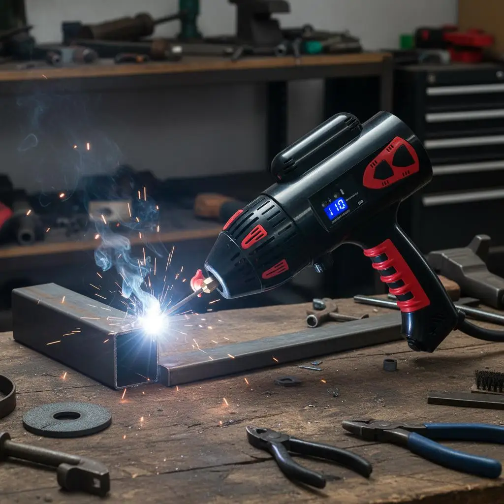 Stick Welding Gun 115V For Home DIY Metal Repair Maintenance Projects, 20-130A Output IGBT Inverter Technology Digital Displa
Stick Welding Gun 115V For Home DIY Metal Repair Maintenance Projects, 20-130A Output IGBT Inverter Technology Digital Displa