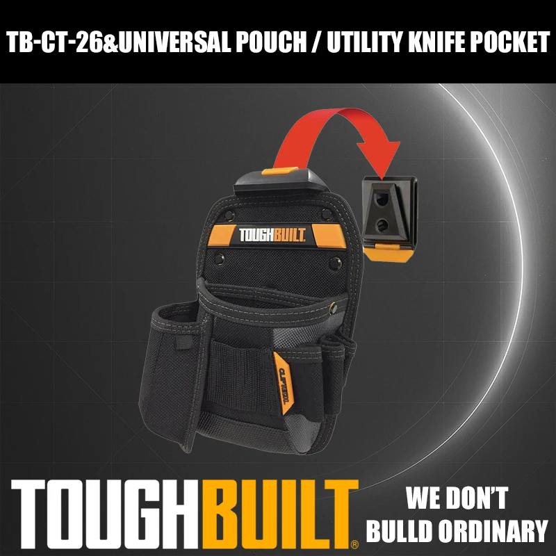 ToughBuilt TB-CT-26 Utility Tool Pouch Knife Pouch Belt Buckle Tool Kits
ToughBuilt TB-CT-26 Utility Tool Pouch Knife Pouch Belt Buckle Tool Kits
