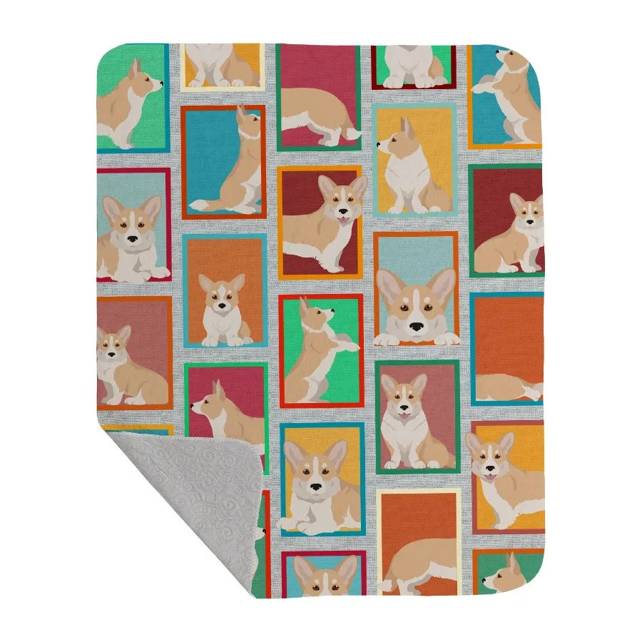 Lots of Fawn Cardigan Corgi Quilted Blanket 50x60 Artwork Pattern Quilted Throw Blanket for Bed, Couch, Sofa, Soft and Lightwei
Lots of Fawn Cardigan Corgi Quilted Blanket 50x60 Artwork Pattern Quilted Throw Blanket for Bed, Couch, Sofa, Soft and Lightwei
