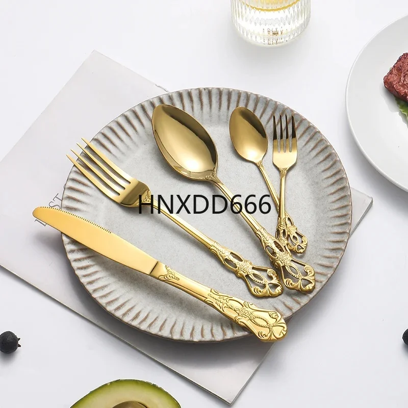 24-Piece Stainless Steel Cutlery Set for Family, Hotel, and Party Use - Perfect for Christmas or Gift Giving
24-Piece Stainless Steel Cutlery Set for Family, Hotel, and Party Use - Perfect for Christmas or Gift Giving
