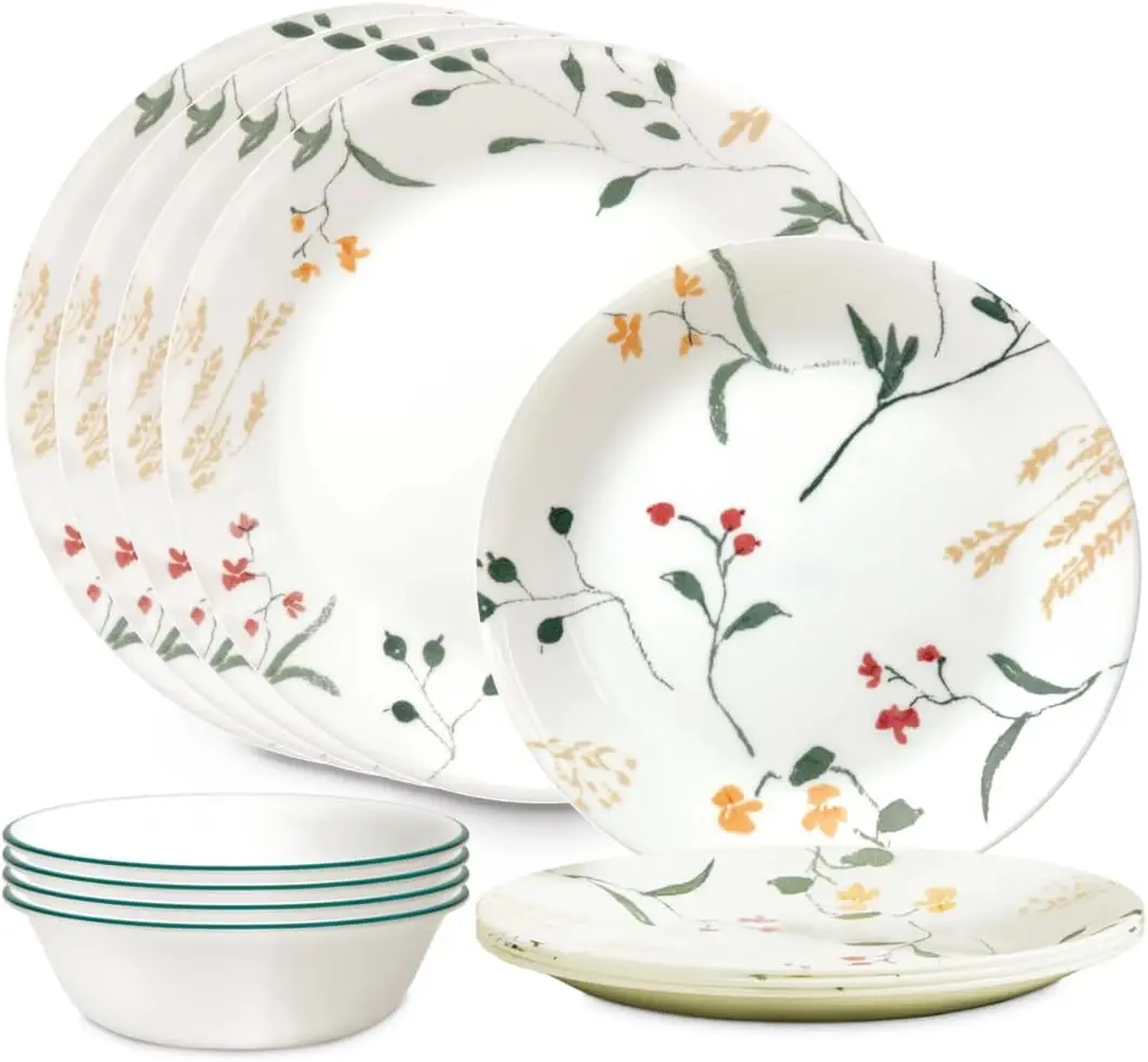 Wildflower Pattern Dinner Set of 12 Unique Design Plates
Wildflower Pattern Dinner Set of 12 Unique Design Plates