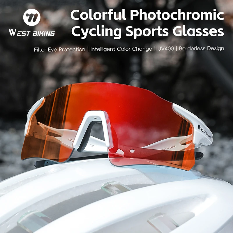 WEST BIKING красочные фотохромные очки HD безрамочные анти-УФ унисекс уличные солнцезащитные очки для бега и пешего туризма велосипедные очки
WEST BIKING красочные фотохромные очки HD безрамочные анти-УФ унисекс уличные солнцезащитные очки для бега и пешего туризма велосипедные очки