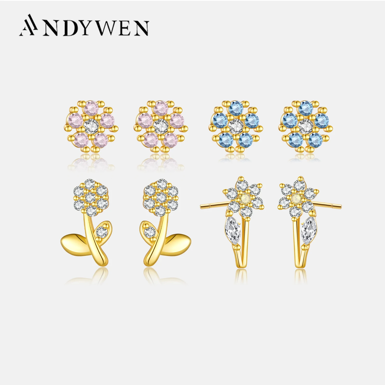 ANDYWEN 925 Sterling Silver Mini Flower Winter Small Piercing Stud Earring Women Fashion Jewelry For Luxury Gift 2023 Clips
ANDYWEN 925 Sterling Silver Mini Flower Winter Small Piercing Stud Earring Women Fashion Jewelry For Luxury Gift 2023 Clips