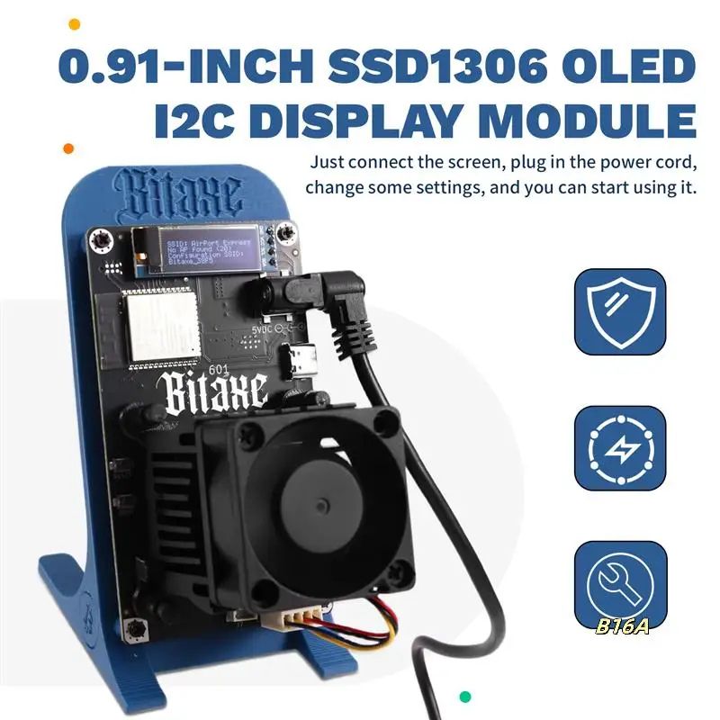 ASIC BM1370 Bitaxe Gamma 601 1.2TH/S 18-22W, BTC Solo Cryptocurrency Miner From Antminer S21 Pro, Blue, AU Plug
ASIC BM1370 Bitaxe Gamma 601 1.2TH/S 18-22W, BTC Solo Cryptocurrency Miner From Antminer S21 Pro, Blue, AU Plug