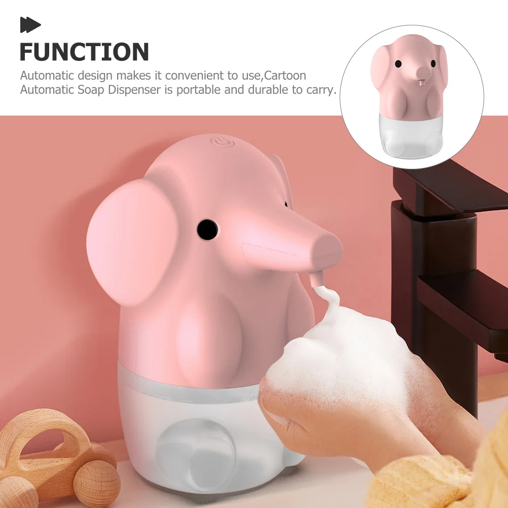 Pink 250ML Smart Automatic Foam Soap Dispenser Reusable Cartoon Soap Dispenser Kitchen Bathroom countertop
Pink 250ML Smart Automatic Foam Soap Dispenser Reusable Cartoon Soap Dispenser Kitchen Bathroom countertop