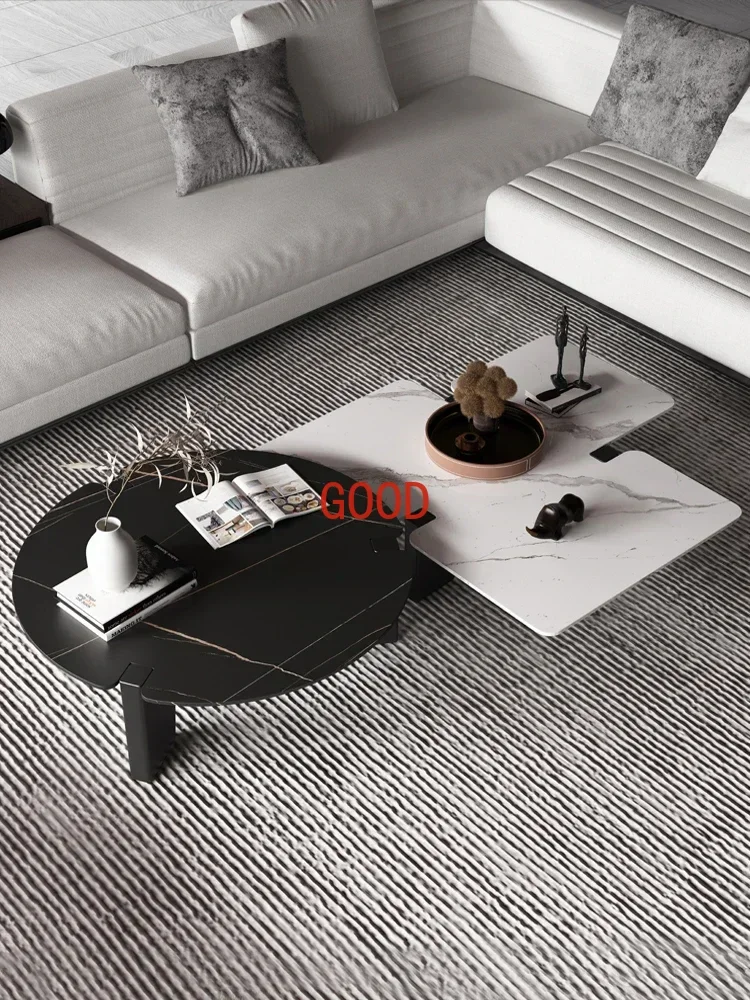 Living Room Modern Large and Small Apartment Type Minimalist Italian Marble Tea Table
Living Room Modern Large and Small Apartment Type Minimalist Italian Marble Tea Table