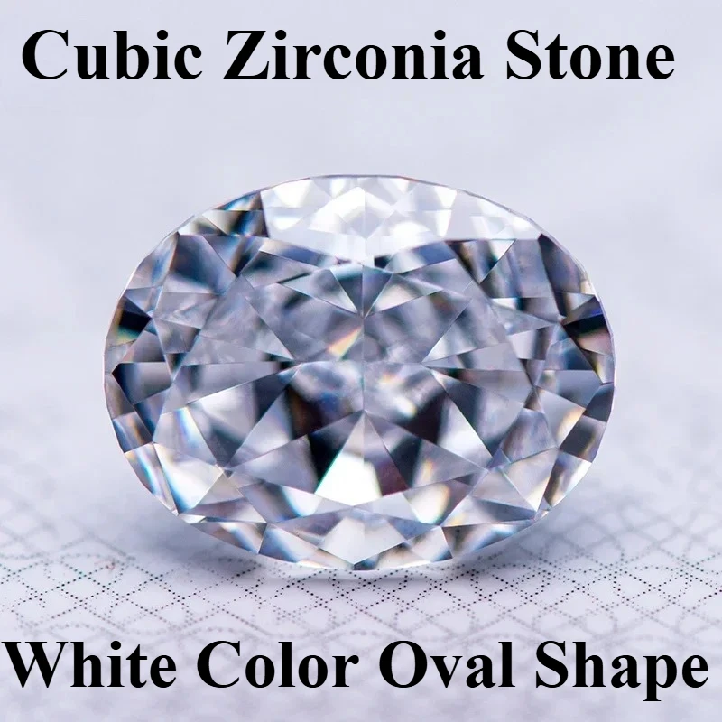Cubic Zirconia Stones White Color 5A Grade 4k Crushed Ice Cut Oval Shape Lab Synthetic CZ Gemstone For Women Jewelry Making
Cubic Zirconia Stones White Color 5A Grade 4k Crushed Ice Cut Oval Shape Lab Synthetic CZ Gemstone For Women Jewelry Making