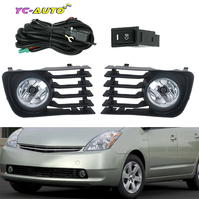 Car Front Bumper Fog Light Fog Lamp Grill Cover With Switch Wire For Toyota Prius 2004-2009 Fog Lamp Assembly Car Accessories
Car Front Bumper Fog Light Fog Lamp Grill Cover With Switch Wire For Toyota Prius 2004-2009 Fog Lamp Assembly Car Accessories
