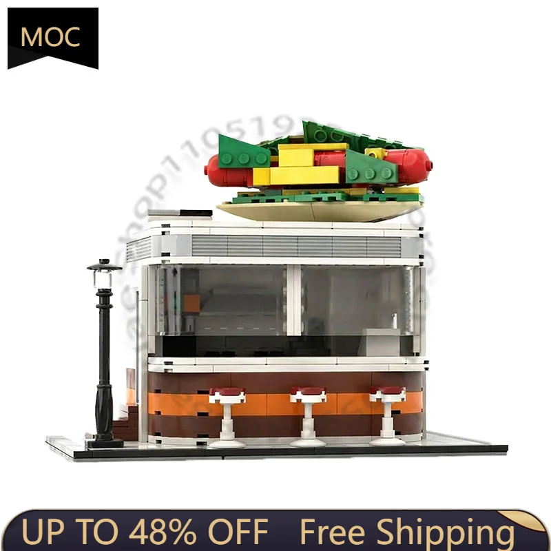 Набор для сборки модульного здания «Киоск хот-догов» (470 деталей), креативный дизайн, развивающая игрушка DIY, рождественский подарок
Набор для сборки модульного здания «Киоск хот-догов» (470 деталей), креативный дизайн, развивающая игрушка DIY, рождественский подарок